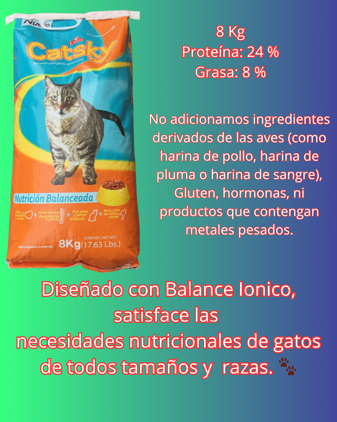 Catsky 8 Kg ( )