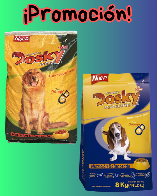 Combo Dosky Adulto 15 Kg + Dosky Raza p 8 Kg